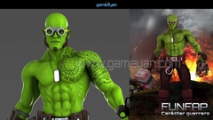 3D Funifap Warrior 3D Character Creator by gameyan game outsourcing company by GameYan Studio