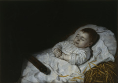 A child's deathbed portrait by Bartholomeus van der Helst