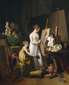 A Painter's Studio by Louis-Léopold Boilly