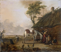 A Piebald Horse by Jan Wouwerman