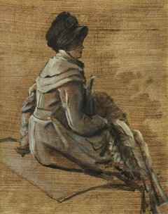 A Study for ‘By Water’: Kathleen Kelly, Mrs Isaac Newton (1854-1882) by James Tissot