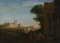 A View in Rome by Claude Lorrain