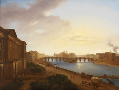 A View of Paris from the Louvre by Louise-Joséphine Sarazin de Belmont