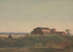 A View of the Church of S. Sabina and the Pyramid of Cestius, Rome by Charles Lock Eastlake