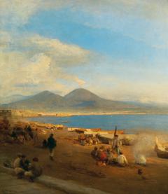 A view of the Gulf of Naples from Posilippo by Albert Flamm