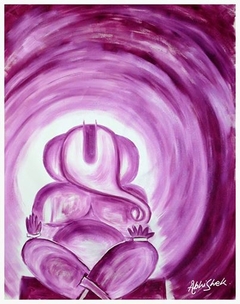 Abstract Ganesha by Abhishek Das