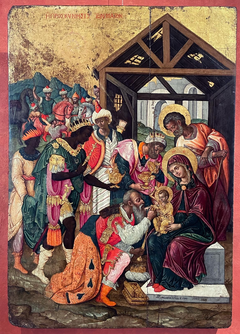 Adoration of the Magi by Emmanuel Tzanes