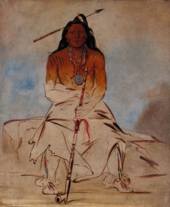 Ah-sháw-wah-róoks-te, Medicine Horse, a Grand Pawnee Brave by George Catlin