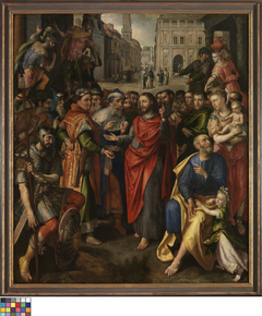 Altarpiece of the Guild of the Minters. by Maerten de Vos