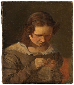 Alvilde Hansen, the Artist’s Sister by Constantin Hansen