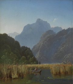 Am Kochelsee by Anton Zwengauer