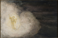 Angel with the star of Bethlehem by Hans Thoma