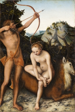 Apollo and Diana by Lucas Cranach the Elder