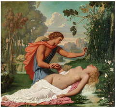 Arethusa and Alpheus by Leopold Burthe