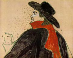 Aristide Bruant by Henri de Toulouse-Lautrec