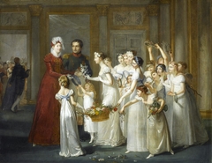 Arrival of Archduchess Marie-Louise in Compiègne, 1810 by Pauline Auzou