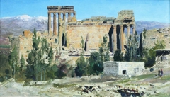 Baalbek: Ruins of the Temple of Jupiter and the Temple of the Sun by Vasily Polenov