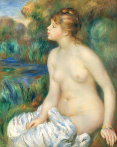 Bather by Auguste Renoir