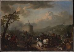 Battle Scene by Johannes Lingelbach