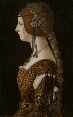 Bianca Maria Sforza by Giovanni Ambrogio de Predis