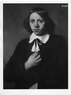 Bildnis eines jungen Mannes (in Schwarz) by Carel Fabritius