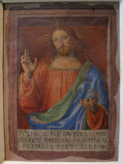 Blessing Christ by Bernardino Luini