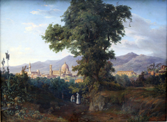 Blick auf Florenz by August Ahlborn