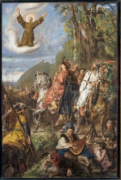 Bohdan Khmelnytsky with Tugay Bey near Lviv. by Jan Matejko