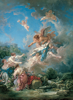 Boreas Abducting Oreithyia by François Boucher