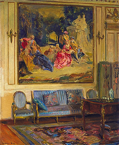 Boudoir, Chateau de Chaalis by Walter Gay