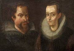 Busts of a Married Couple (previously called James I and Anne of Denmark) by Anonymous