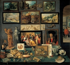 Chamber of Art and Curiosities by Frans Francken the Younger