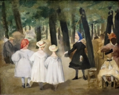 Children in the Tuileries Garden by Edouard Manet