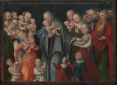 Christ Blessing the Children by Lucas Cranach the Younger and Workshop