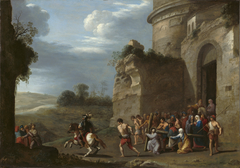 Christ Carrying the Cross by Cornelius van Poelenburgh