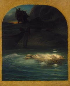 Christian Martyr Drowned in the Tiber During the Reign of Diocletian by Paul Delaroche