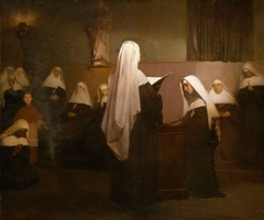 Christmas Night Mass celebrated in a French Nunnery by Asta Nørregaard