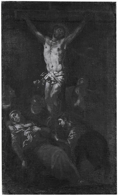 Christus am Kreuz (Schule) by Johann Carl Loth