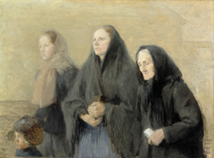 Churchgoers (Easter Morning) by Helene Schjerfbeck