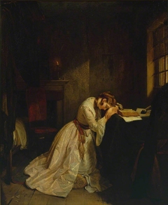 Clarissa Harlowe in the Prison Room of the Sheriff’s Office by Charles Landseer