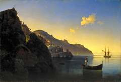 Coast of Amalfi. by Ivan Aivazovsky