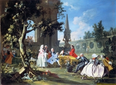 Concert in a Garden by Filippo Falciatore