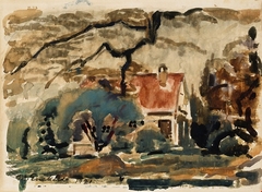 Cottage of the Artist in Kilo by Magnus Enckell