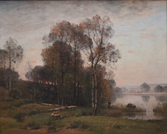 Crépuscule au Gourtarou by Louis Aimé Japy