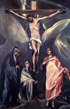 Crucifixion with the Virgin Mary and Saint John the Evangelist by El Greco