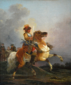 Cuirassier Galopping by Francesco Giuseppe Casanova