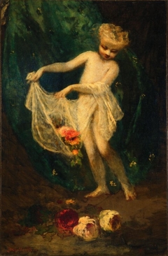 Cupid's Offering by Adolphe Joseph Thomas Monticelli