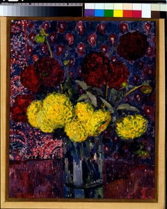 Dahlias in a Vase by Théo van Rysselberghe