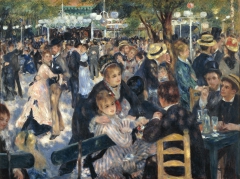 Dance at Le Moulin de la Galett by Auguste Renoir