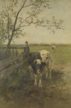 De melkbocht by Anton Mauve